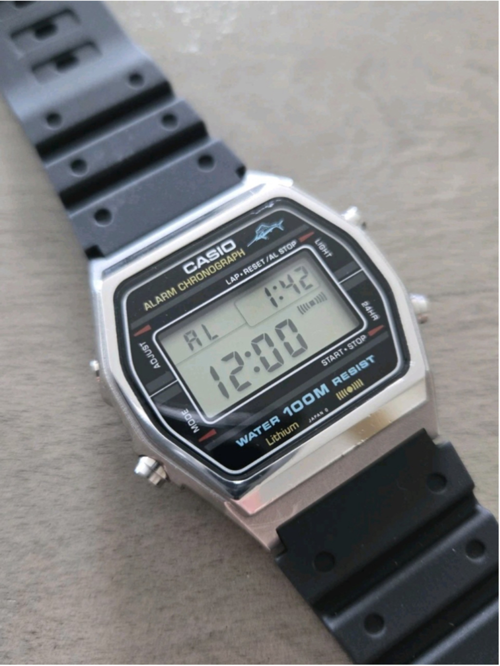 Rare Vintage Casio W-750 Men's Digital LCD Watch 1980s Great Must See Retro!!! - Picture 8 of 16